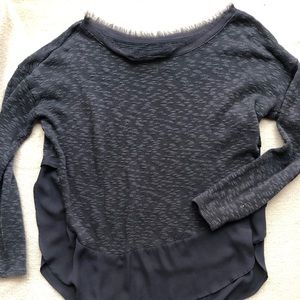 Anthropologie 3/4 length sleeve top
